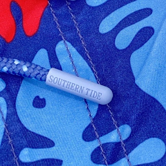Southern Tide Sea Shore Fish Bone Swim Trunks - Picture 3 of 7